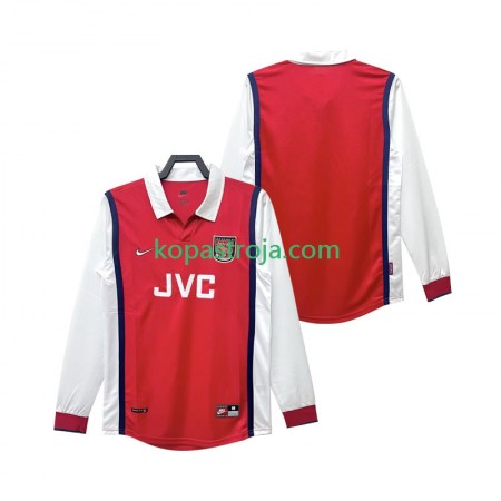 Billiga Fotbollströjor Arsenal 1999 Retro Hemma tröja 1998 Långärmad